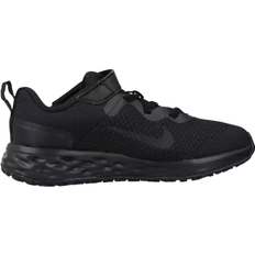 Nike Polyester Sneakers Nike Revolution 6 Little Kids' Shoes - Black/Dk Smoke Grey