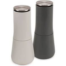 Joseph Joseph Milltop Grey Pepper Mill, Salt Mill 2pcs 16.9cm