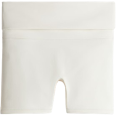 H&M Sports Cycling Shorts with SoftMove - White