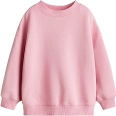 H&M Bubblegumpink Sweatshirt Med Børstet Inderside -
