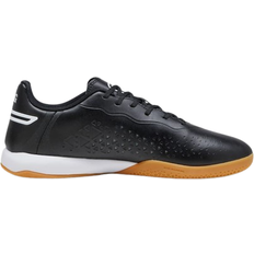Microfiber Football Shoes Puma King Match IT M - Black/White