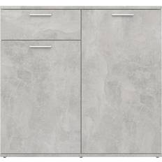 vidaXL Sonoma Concrete Grey Sideboard 80x75cm