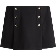 H&M Button-Front Skort - Black
