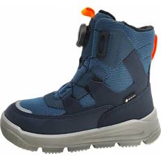 Superfit Drenge Støvler Superfit MARS Kinderschuhe Winterstiefel Schnürstiefel - Blau Orange
