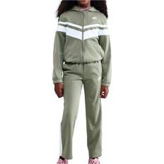 Nike Mixed Full Zip Tracksuit Junior - Green