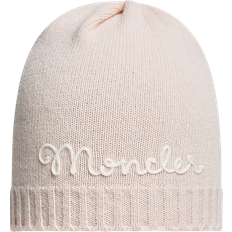 Moncler Accessories Moncler Enfant Girls Pale Pink Wool Cashmere Beanie Hat - Pink