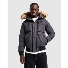 Bomber Jackets - Grey Zavetti Abelli Short Parka Jacket - Grey