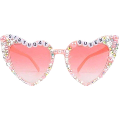 Shein 1pc Birthday Glasses For Women Birthday Queen Pink