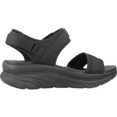 Uld Sandaler Skechers Relaxed Fit Sandaler Uld Velcro - Sort