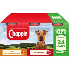 Chappie Wet Adult Dog Food Favourites In Loaf 412g 24-pack