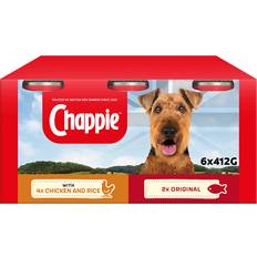 Chappie Dog Food - Dogs Pets Chappie Wet Adult Dog Food Favourites In Loaf 412g 6-pack