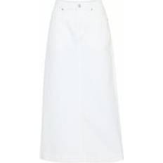 Denim Skirt For Women Fxdenima 1 - Blanc