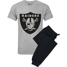 Men Pyjamas Las Vegas Raiders Mens Logo Long Pyjama Set - Grey/Black