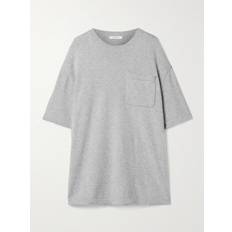 Kaddy Oversized Brushed Cotton Jersey T-Shirt - Gray