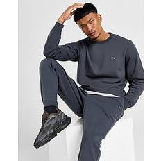Cashmere Tops Lacoste Double Knit Crew Sweatshirt - Grey