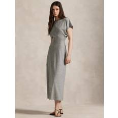 Polo Ralph Lauren Midi Dresses Polo Ralph Lauren Short Sleeve Wool Blend Dolman Midi Dress - Grey