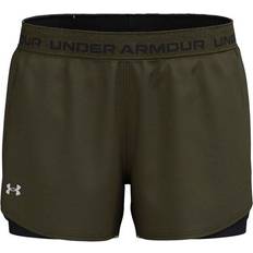 Under Armour Green Shorts Under Armour Tech Play Up 2-in-1 Shorts - Green/Black