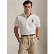 Polo Ralph Lauren Ventilerande Pikétröjor Polo Ralph Lauren Cotton Custom Slim Fit Bear Shirt