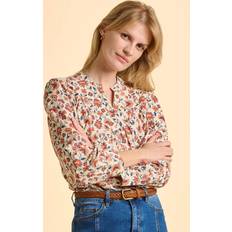 Floral Cotton Long Sleeve Blouse