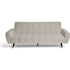 Recliner Sofas Mercury Row Shiflet Off White Boucle Sofa 213cm 3 Seater