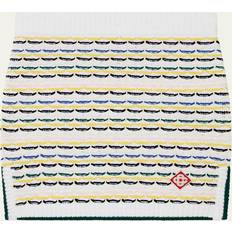 Casablanca Skirts Casablanca Tuck Stitch Knit Mini Skirt - Multi