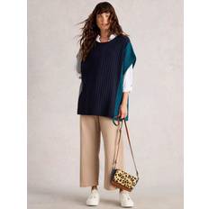 Ull Capes & Ponchos White Stuff Ava Stickad Poncho