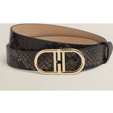 Hobbs Belts Hobbs Kiera Snake Print Leather Belt - Multi