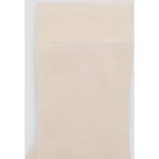 Mango Underwear Mango Ribbed Cotton Socks Woman - Ecru
