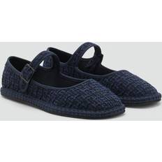 Boys Ballerina Shoes Children's Shoes Mango Tweed Ballet Flats Kids - Black