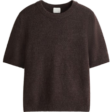 Akryl Tröjor H&M Fine-Knit Jumper - Dark Brown