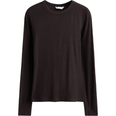 H&M Ribbed top - Dark Brown