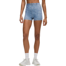 Lululemon Denim-Print Short Set Stone Twill Light Blue