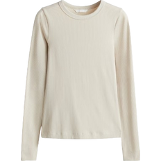 H&M Ribbed Top - Light Beige