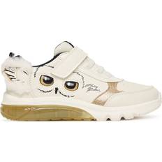 Geox Children's Shoes Geox Harry Potter Hedwig Ciberdron Light-Up Trainers - Lt Ivory/Platinum