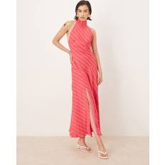 Elsie Stripe Maxi Dress - Pink Orange