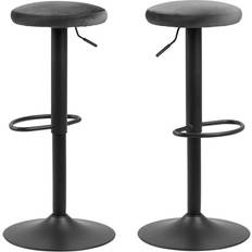 Justerbara sitsar Barstolar Act Nordic Finch Dark Grey Barstol 82cm 2st