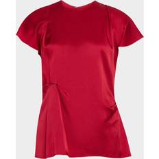 Pleats Tops Victoria Beckham Top cintré drapé - Rouge - 14