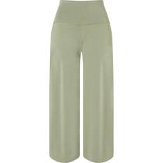 Yoga Trousers Roll Over Tulip Pants Tracksuit Trousers - Olive