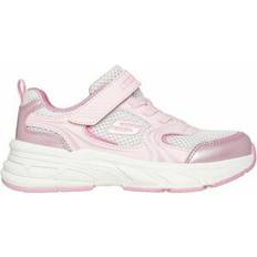 Skechers Children's Shoes Skechers Gore And Strap Mesh Sneaker With Overlays Bottom Plate - Pink