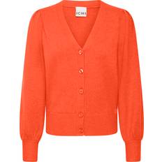Orange - Women Cardigans Ichi Women's Cardigan Sella CA4 - Orange