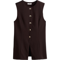 Damen Westen H&M Rome Bridge Waistcoat - Dark Brown