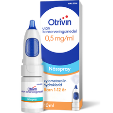 Otrivin Nässpray Utan Konserveringsmedel 0.5 mg/ml 10 ml 10ml Nässpray