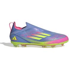 Adidas Blå Børnesko adidas F50 Elite Laceless FG Celestial Victory - Blå/Grøn/Pink
