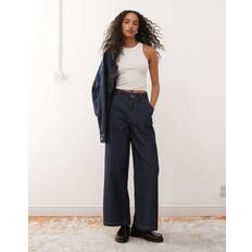 New Era Jeans New Era Yankees Co-Ord Wide Leg Denim Jeans - Blue