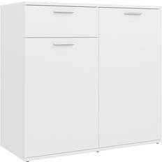vidaXL Sonoma White Sideboard 36x75cm