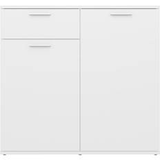 vidaXL Sonoma White Sideboard 80x75cm