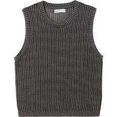 Jersey Veste Bershka Vest Med Falmet Effekt - Antracit