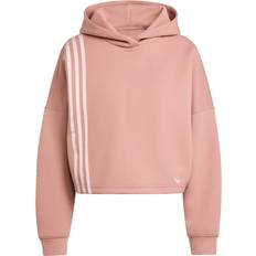 Adidas Sweatere adidas Off Placed 3-Stripes Hættetrøje Warm Lerfarvet - Warm Lerfarvet