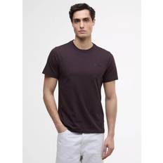 Barbour Men Tops Barbour International Lightweight Cotton Logo T-Shirt - Java Red