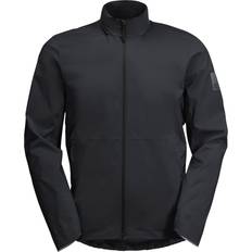 Jack Wolfskin Men Rain Clothes Jack Wolfskin Cycling Rain Jacket Men Bike Commute 2.5L - Phantom